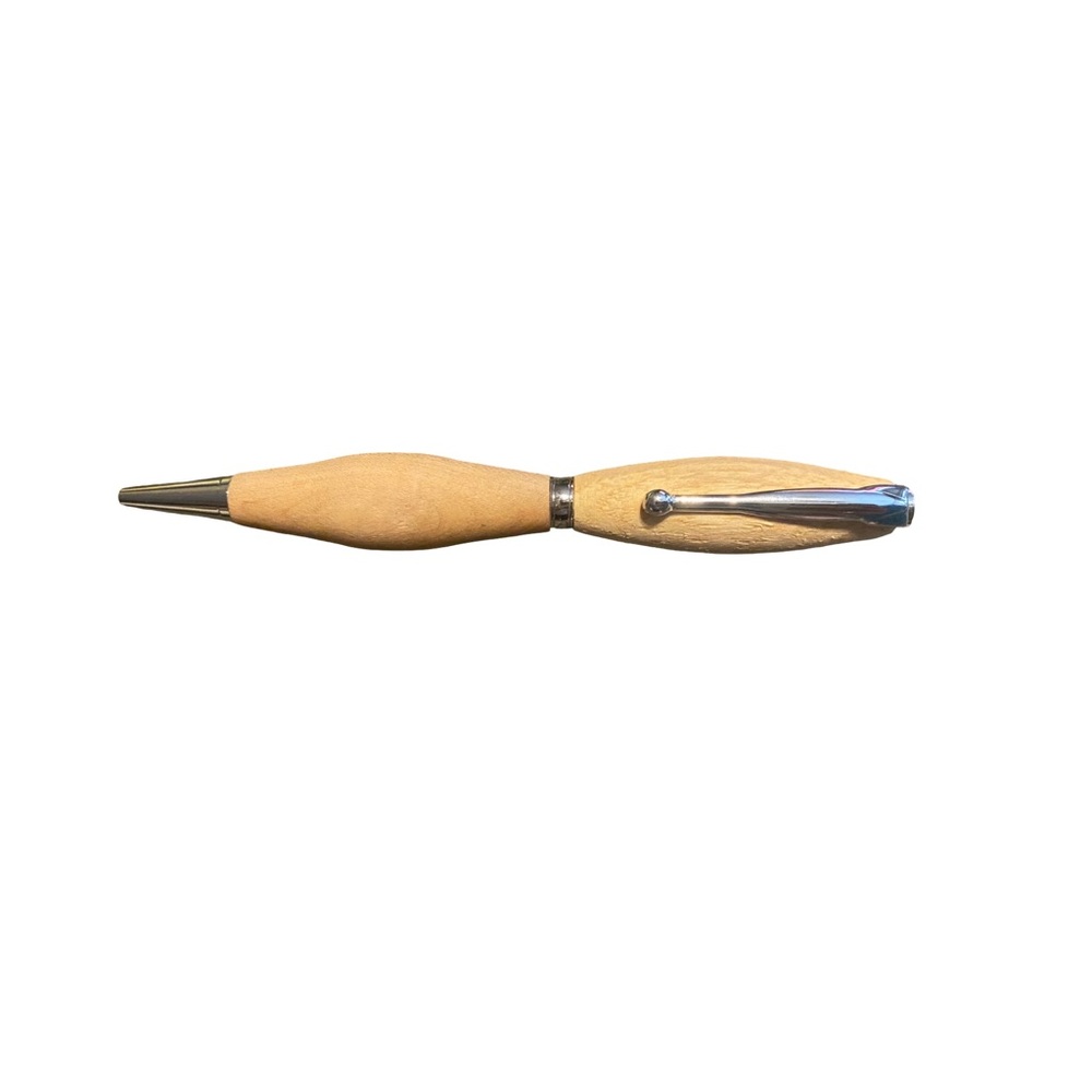 Handcrafted Wooden Twist Ballpoint Pen Unfinished-NEW